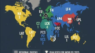 Региональные квоты и кто уже получил слот на Worlds 2025